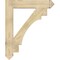 Ekena Millwork Merced Arts & Crafts Rough Sawn Bracket, Douglas Fir, 6"W x 38"D x 46"H BKT06X38X46MRC03RDF - alternate 3